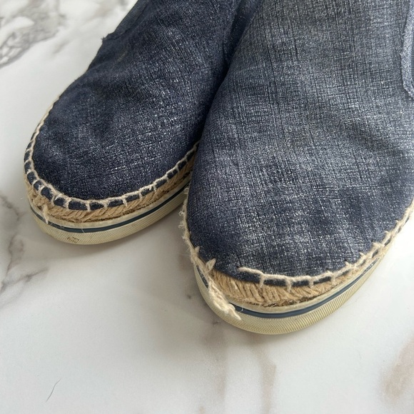 Jimmy Choo denim blue espadrilles size 38.5 - Picture 2 of 6